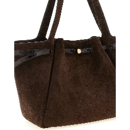 Brown Bovine Leather Tote Bag