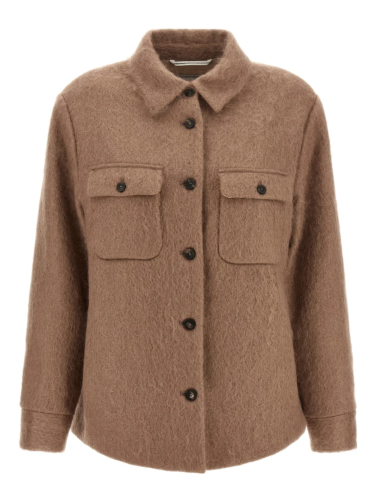 Beige Virgin Wool Jacket