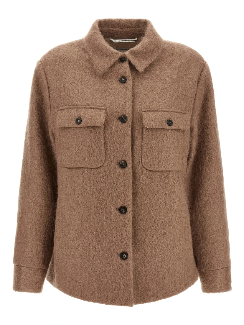 Beige Virgin Wool Jacket
