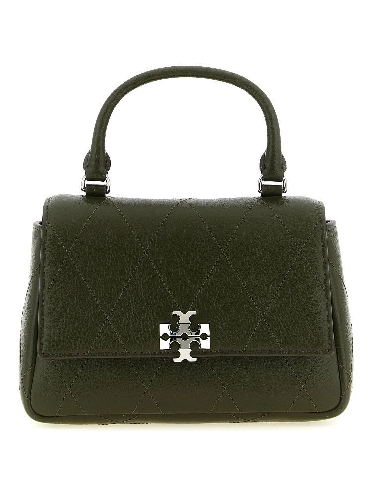 Bicolor Cowhide Handbag