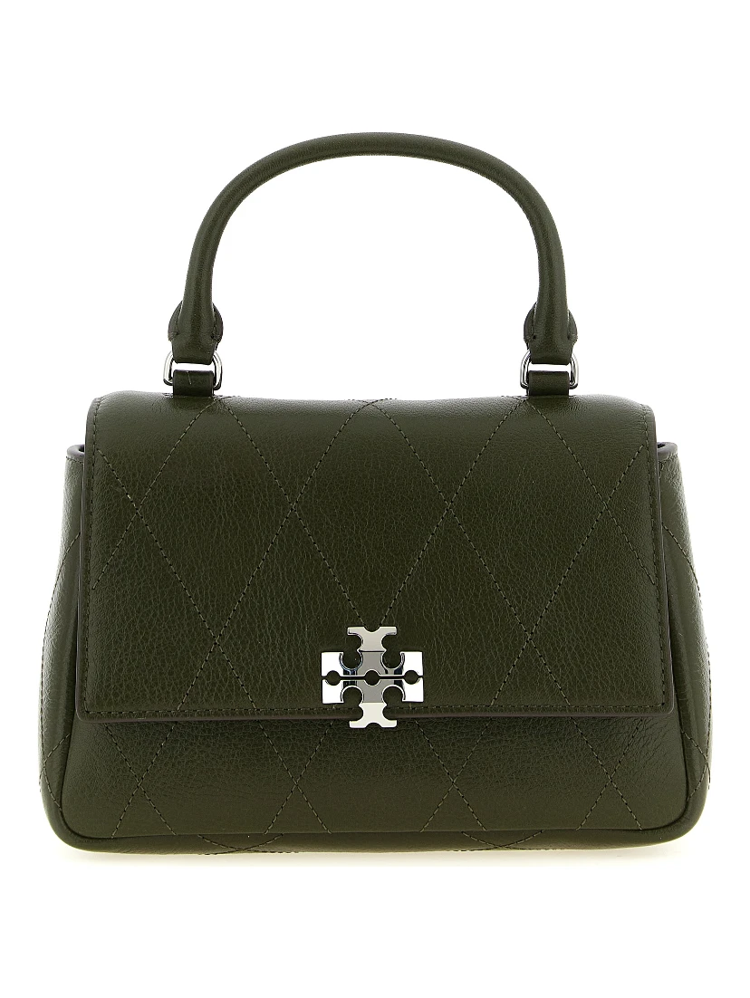 Bicolor Cowhide Handbag