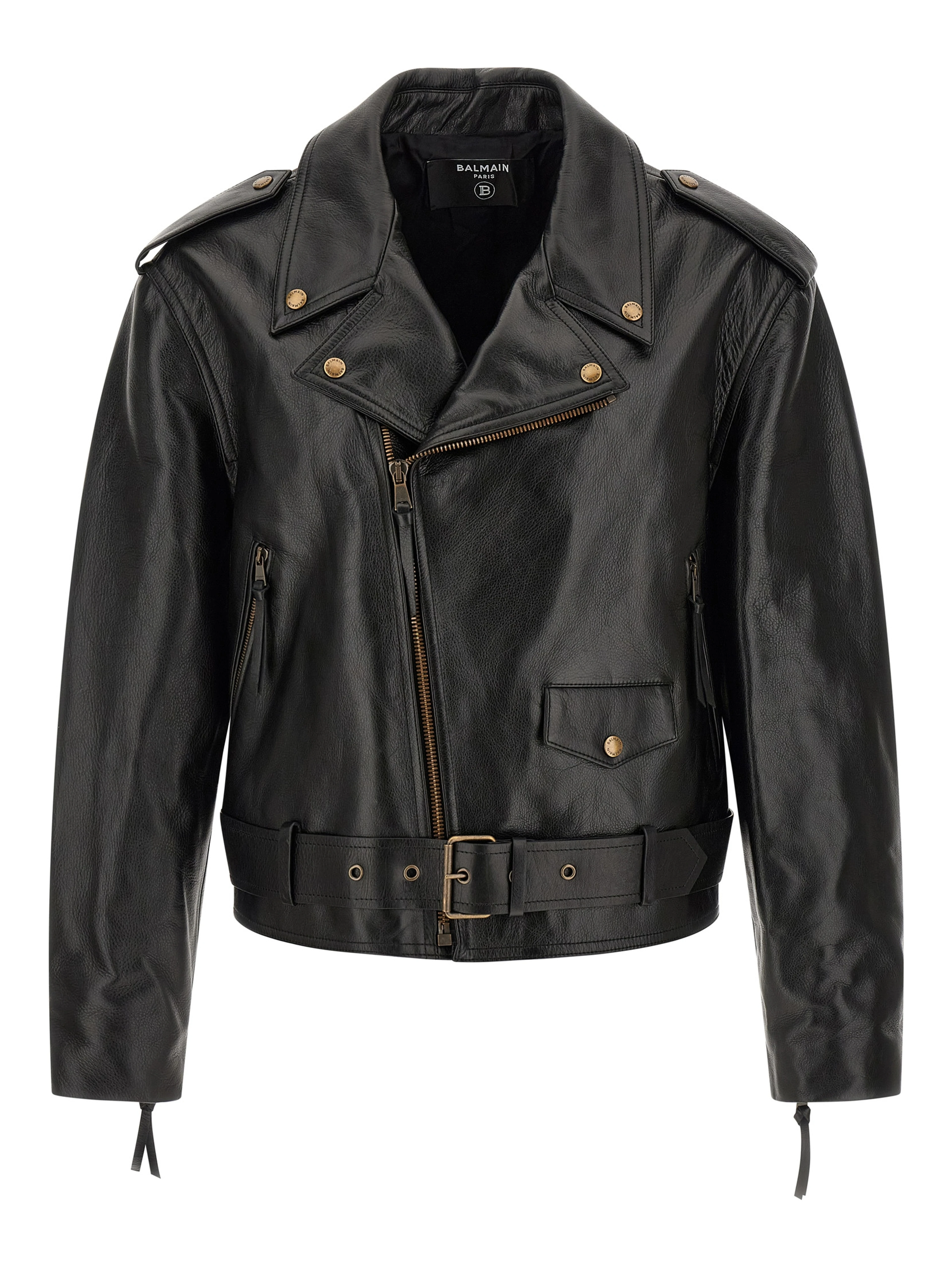 Black Calfskin Leather Jacket