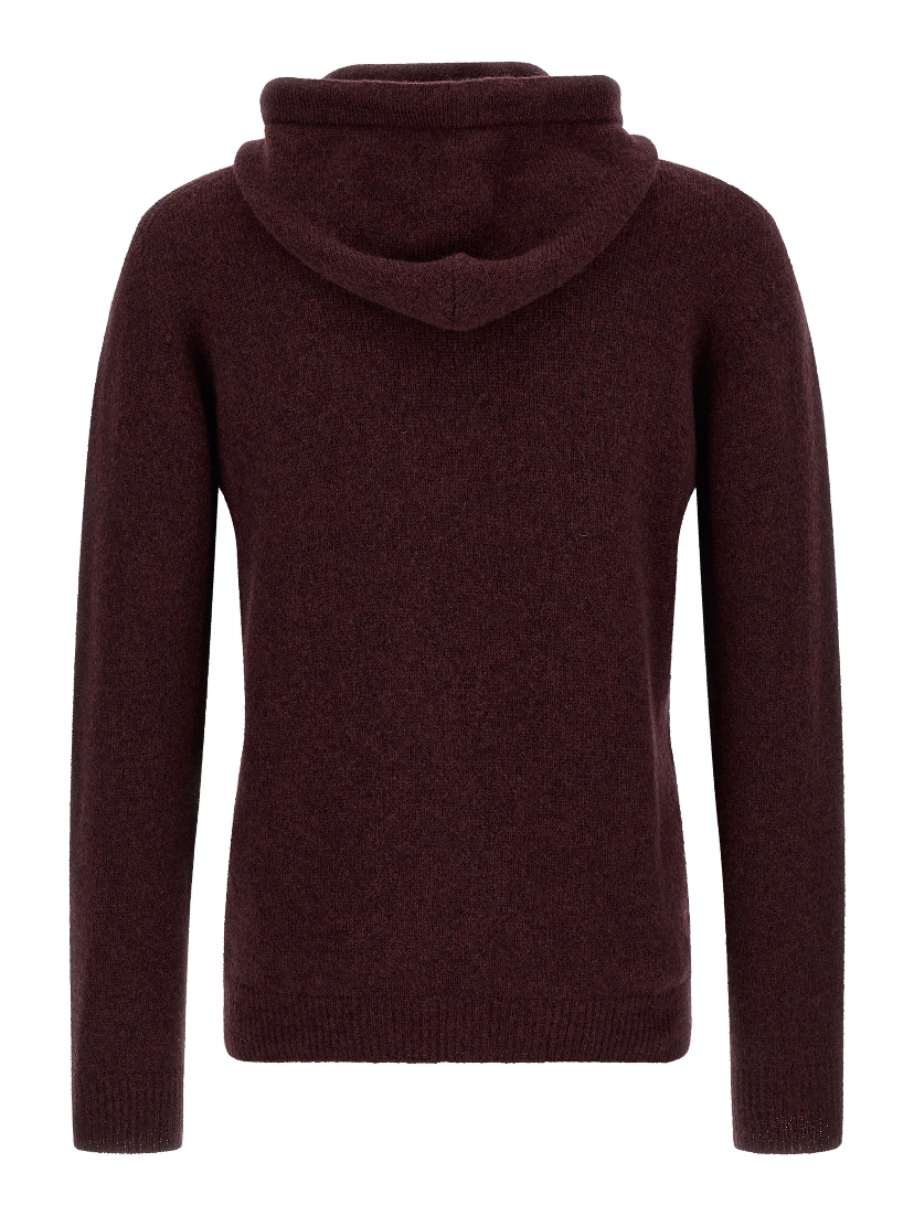 Bordeaux Wool Cardigan