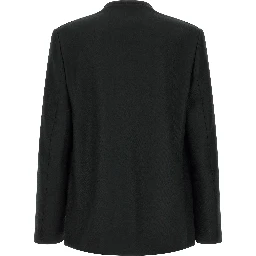 Black Virgin Wool Blazer