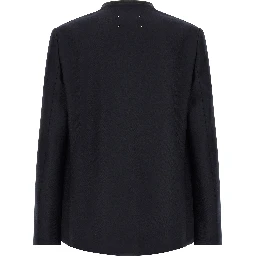 Blue Virgin Wool Blazer