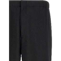 Black Virgin Wool Dress Pants