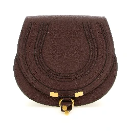 Brown Calfskin Crossbody Bag