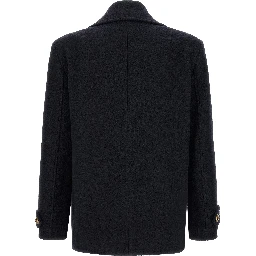 Blue Virgin Wool Coat
