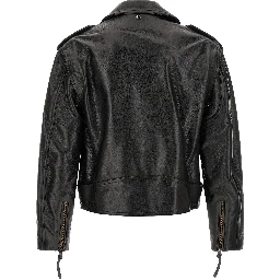 Black Calfskin Leather Jacket