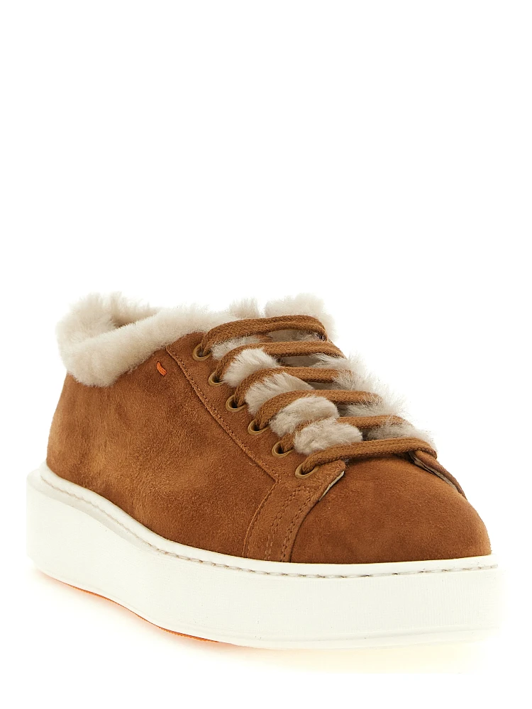 Brown Goatskin Low Top Sneakers alternative