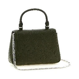 Bicolor Cowhide Handbag