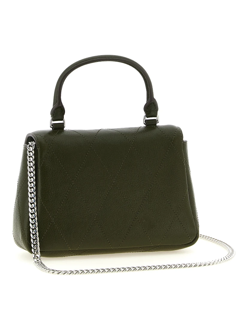 Bicolor Cowhide Handbag