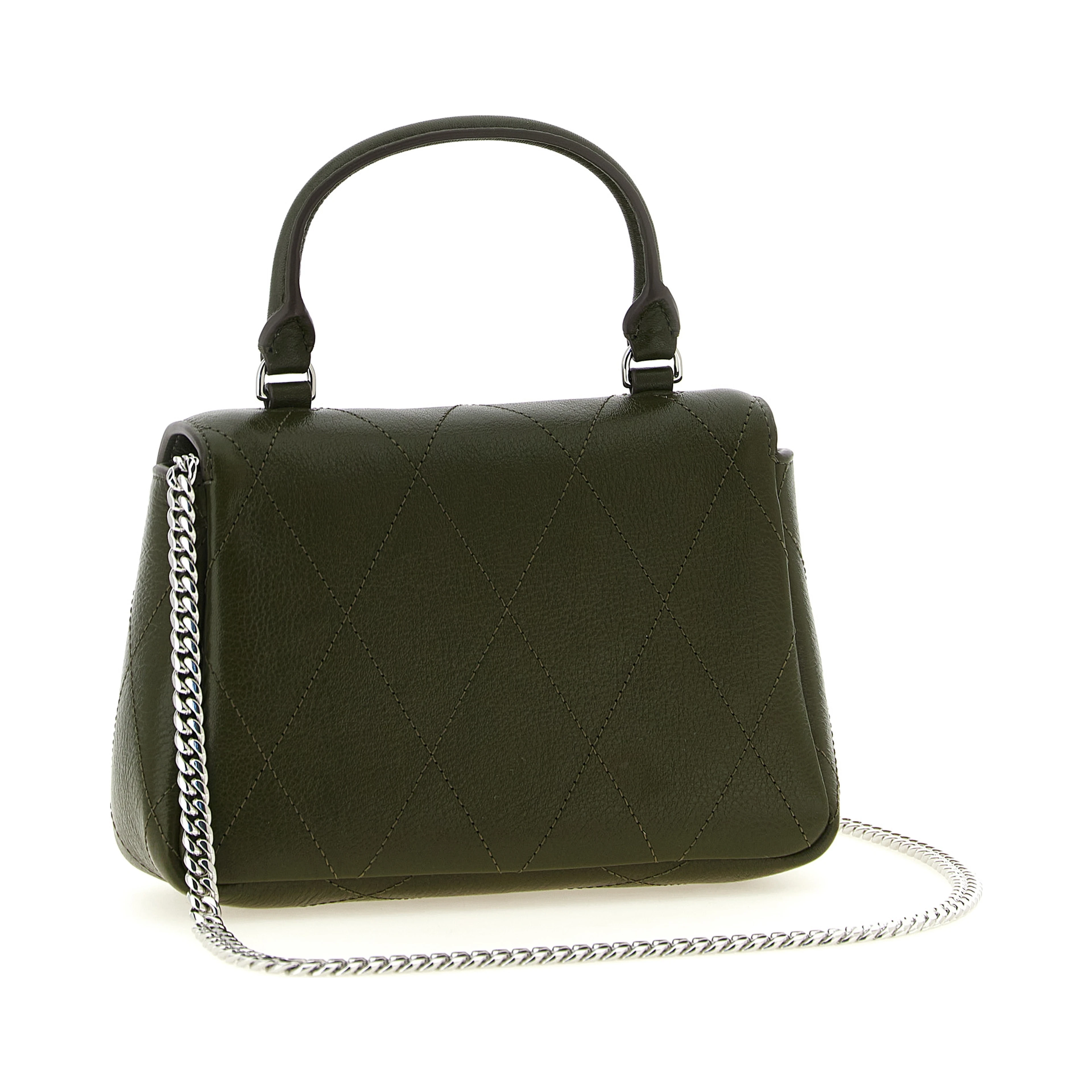 Bicolor Cowhide Handbag