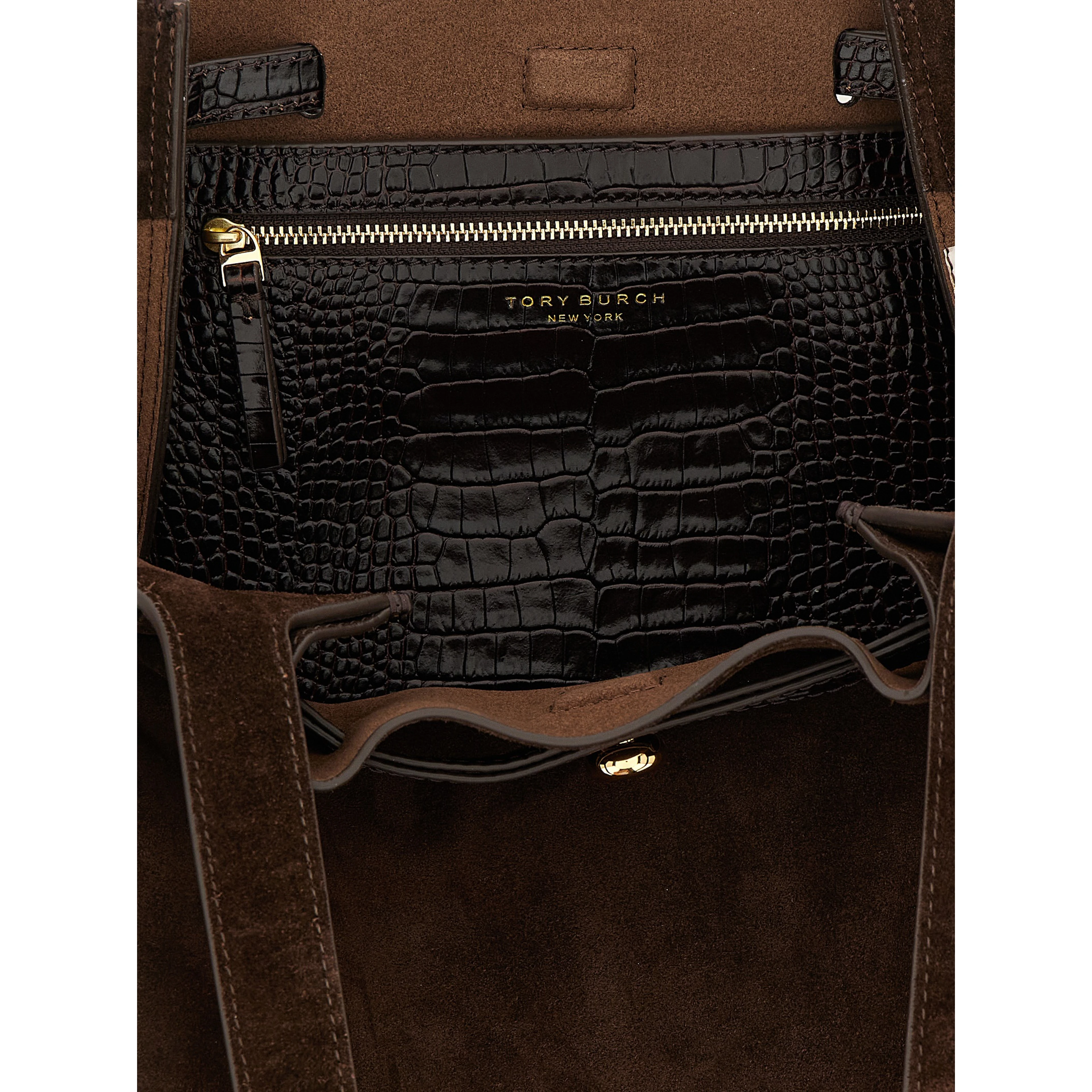 Brown Bovine Leather Tote Bag