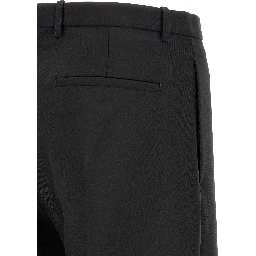 Black Virgin Wool Dress Pants