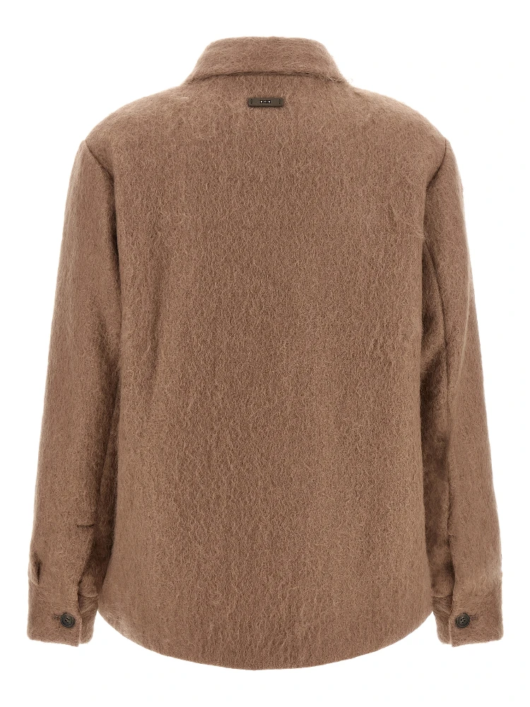 Beige Virgin Wool Jacket alternative