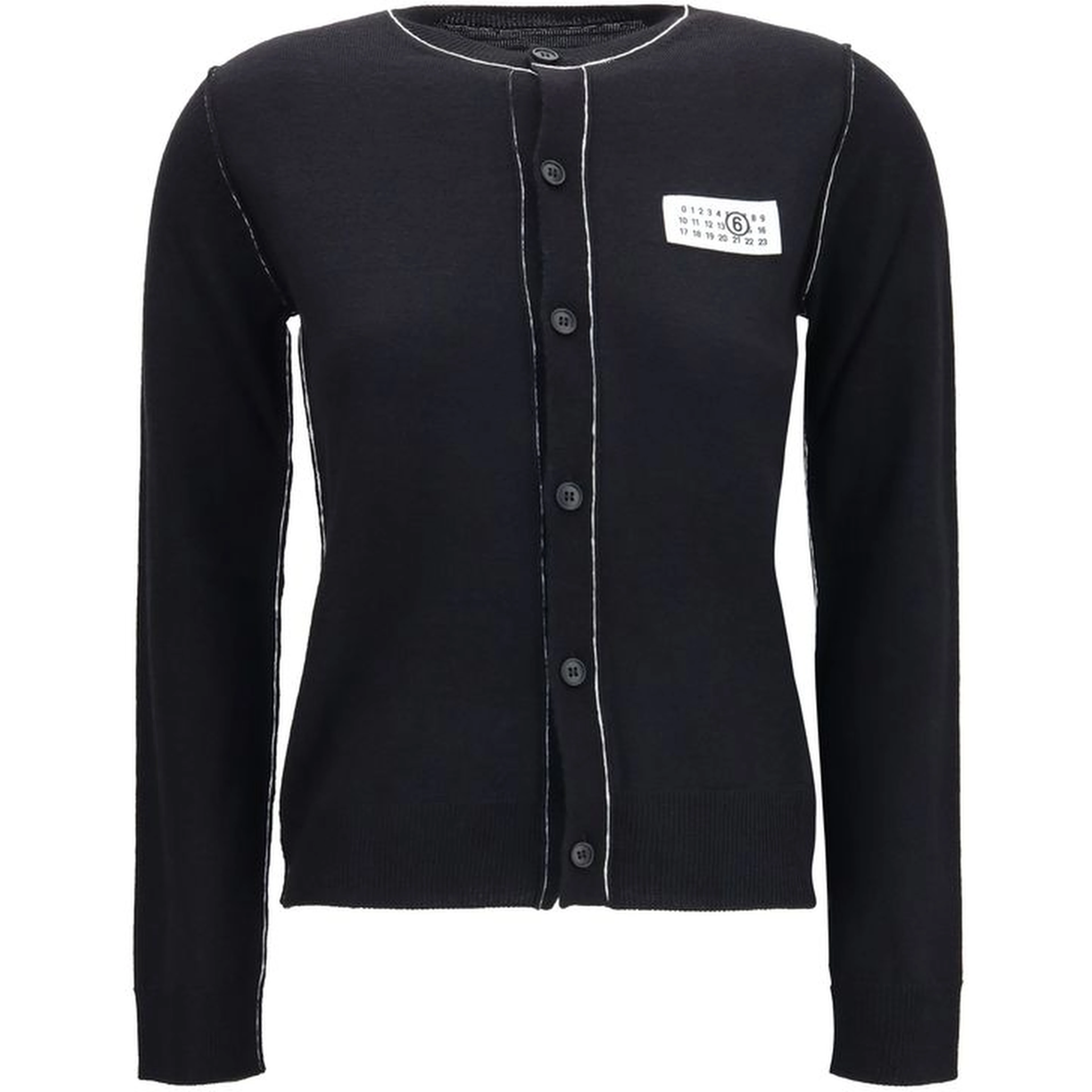 Black Wool Oves Aries Cardigan