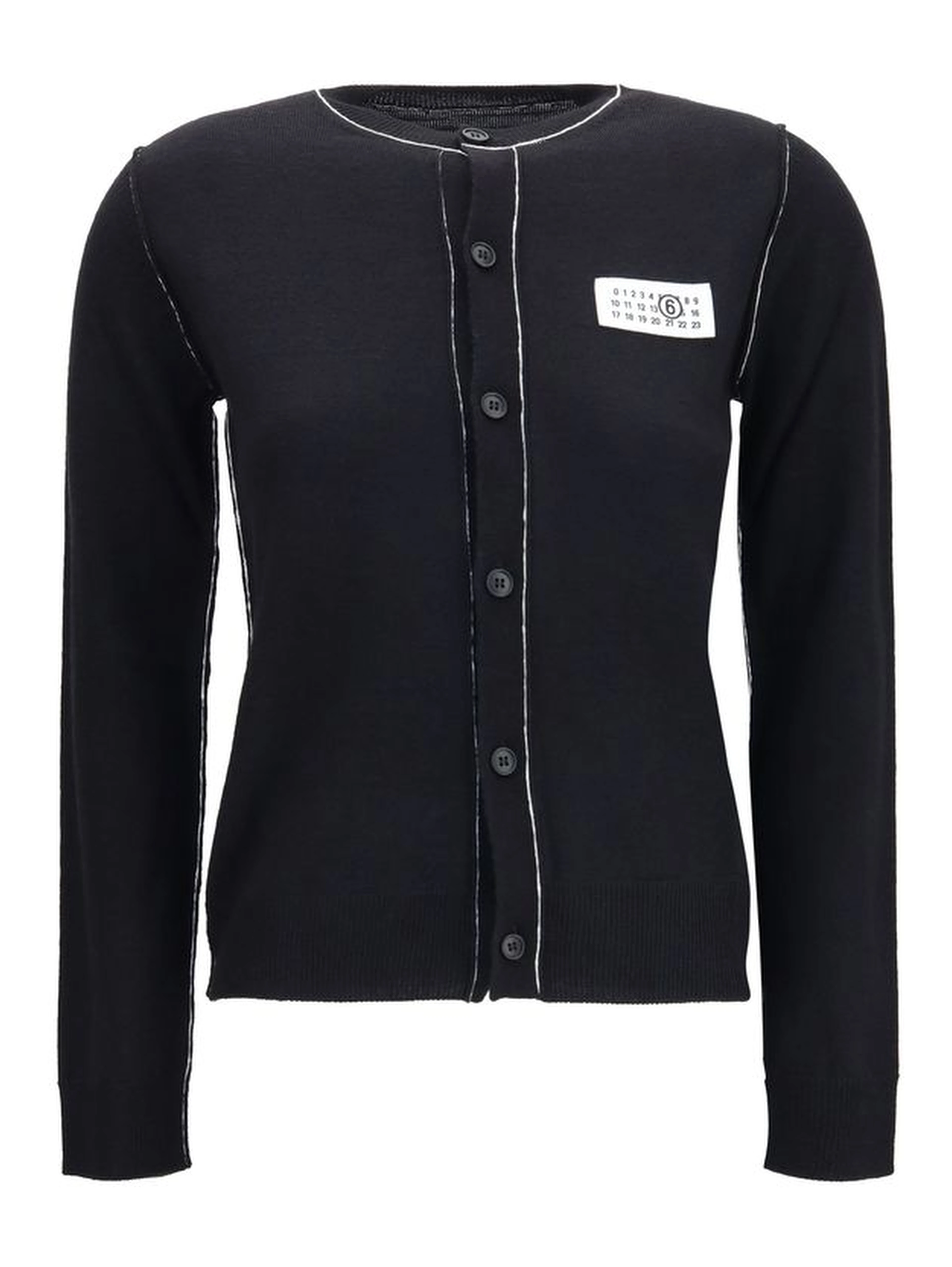 Black Wool Oves Aries Cardigan