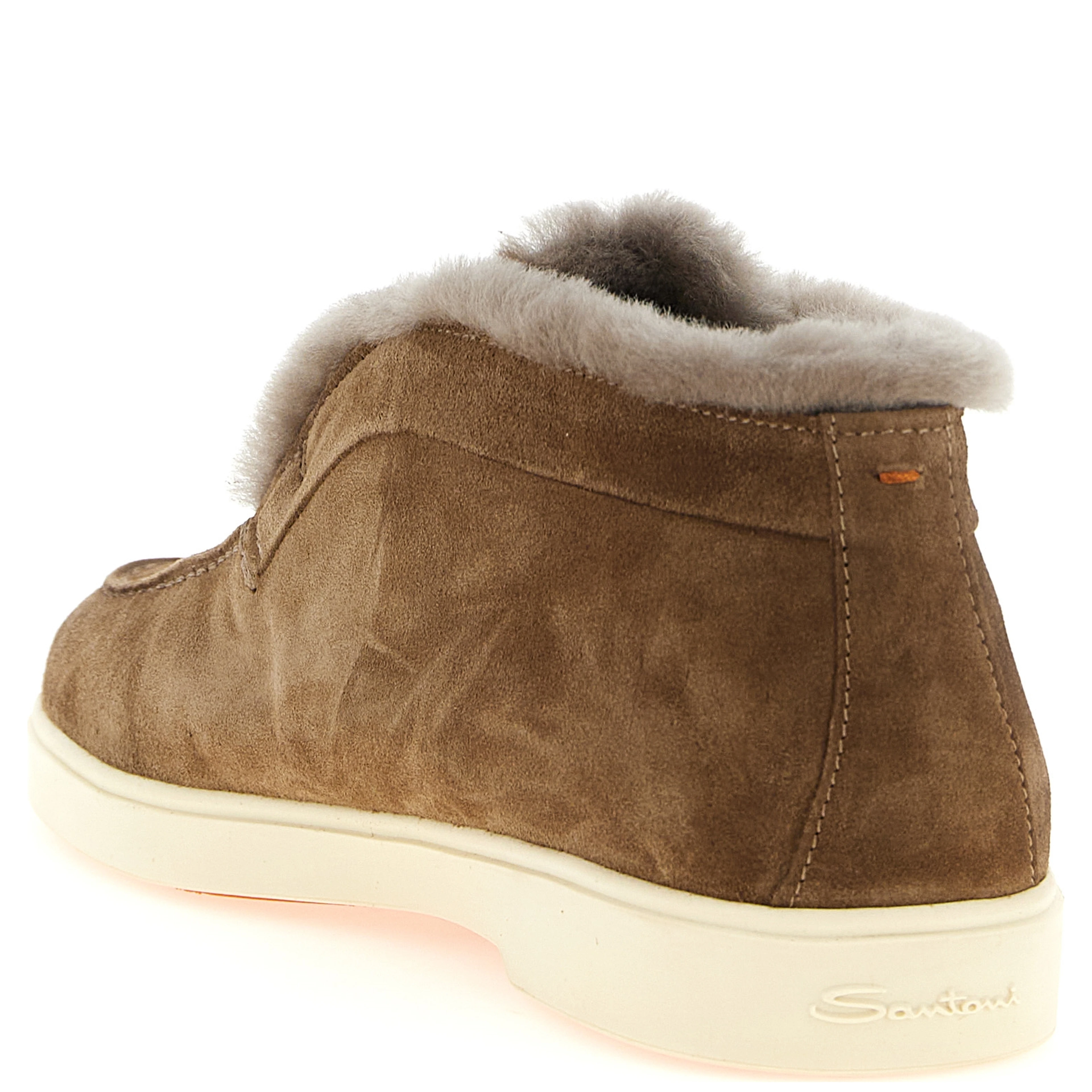 Brown Calfskin Ankle Boots