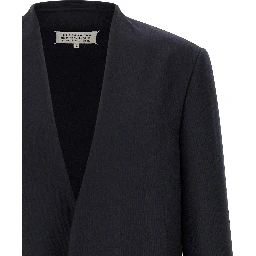 Blue Virgin Wool Blazer