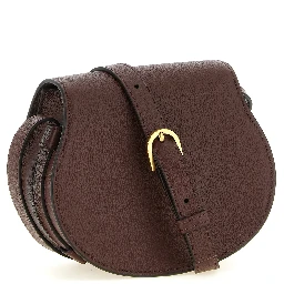 Brown Calfskin Crossbody Bag