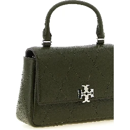 Bicolor Cowhide Handbag