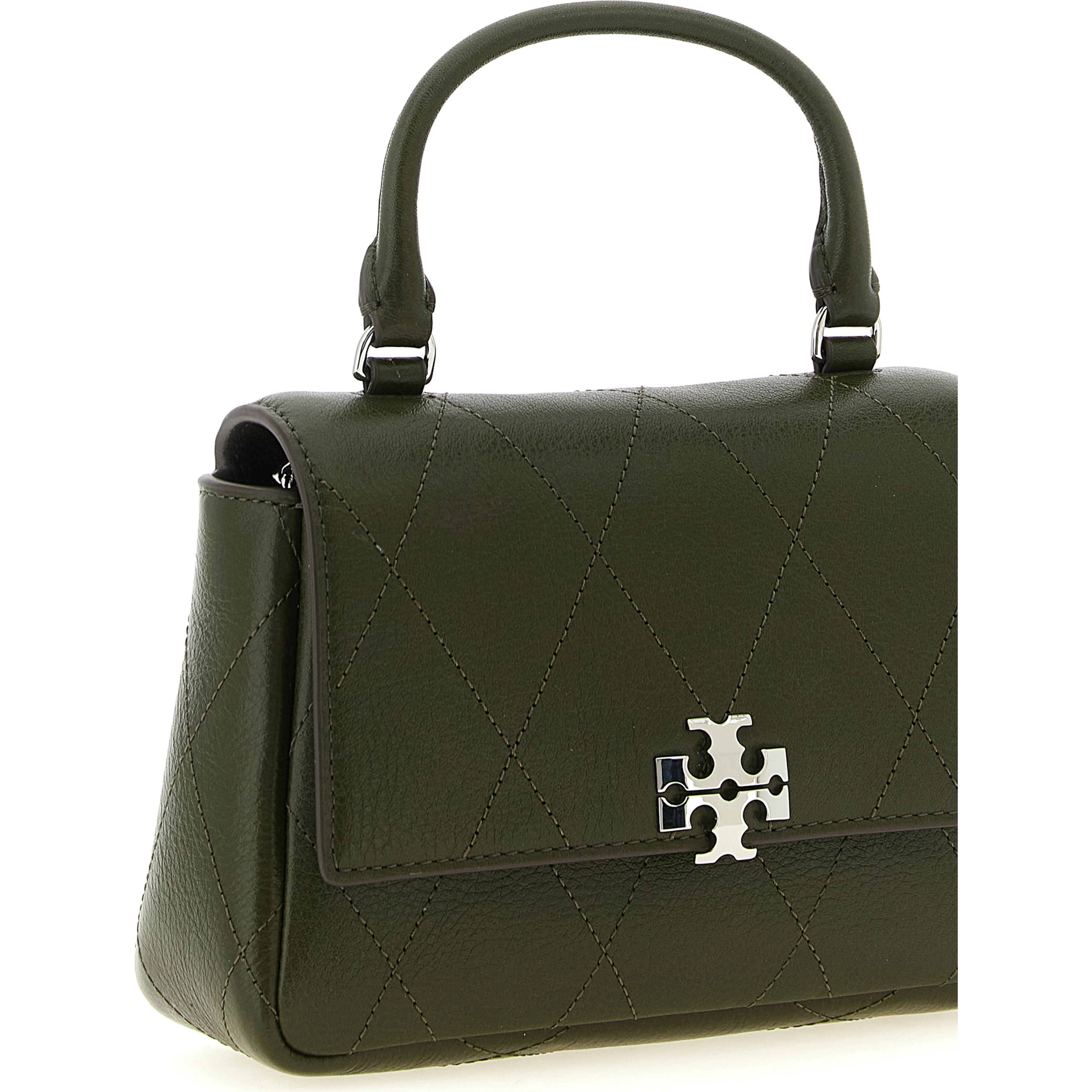 Bicolor Cowhide Handbag