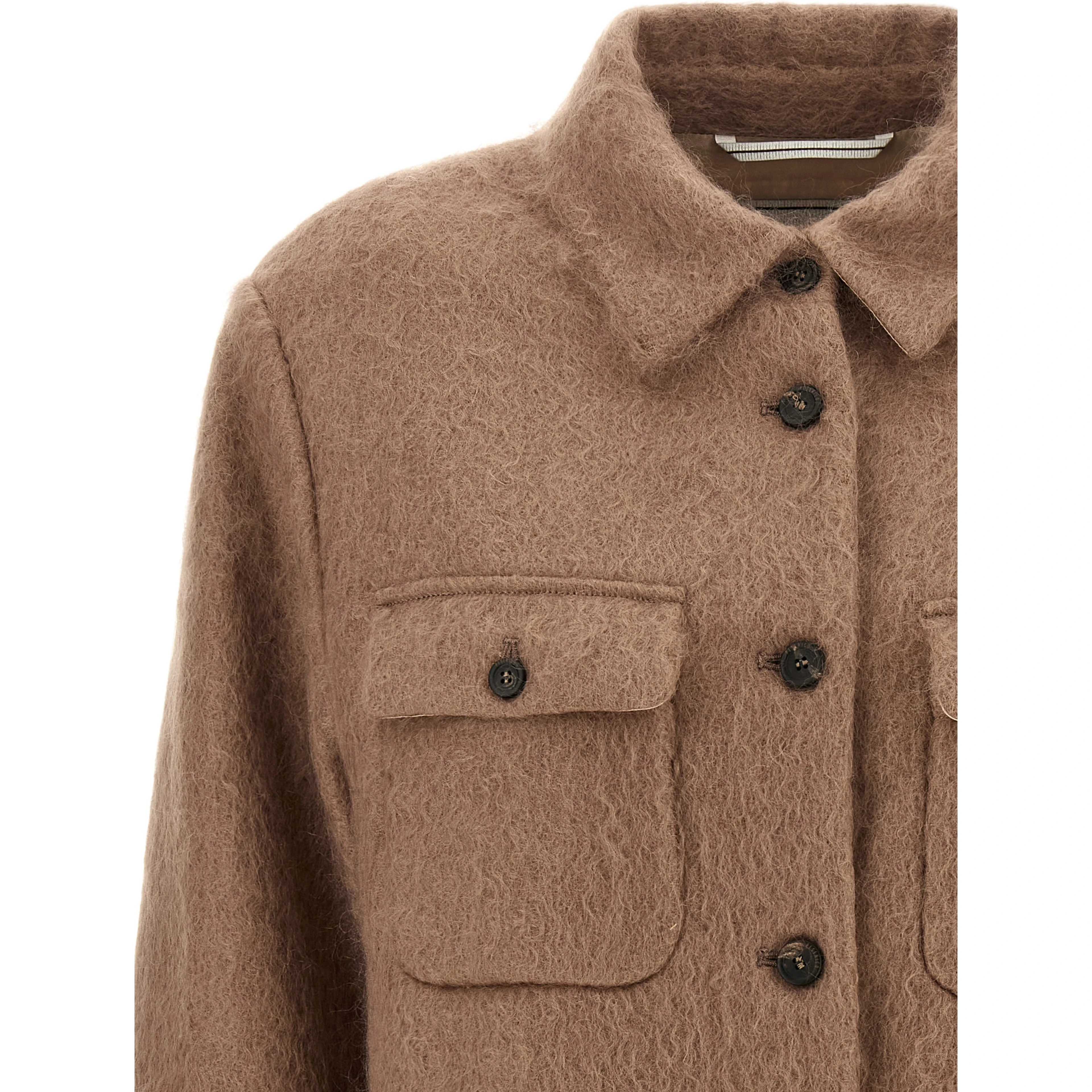 Beige Virgin Wool Jacket