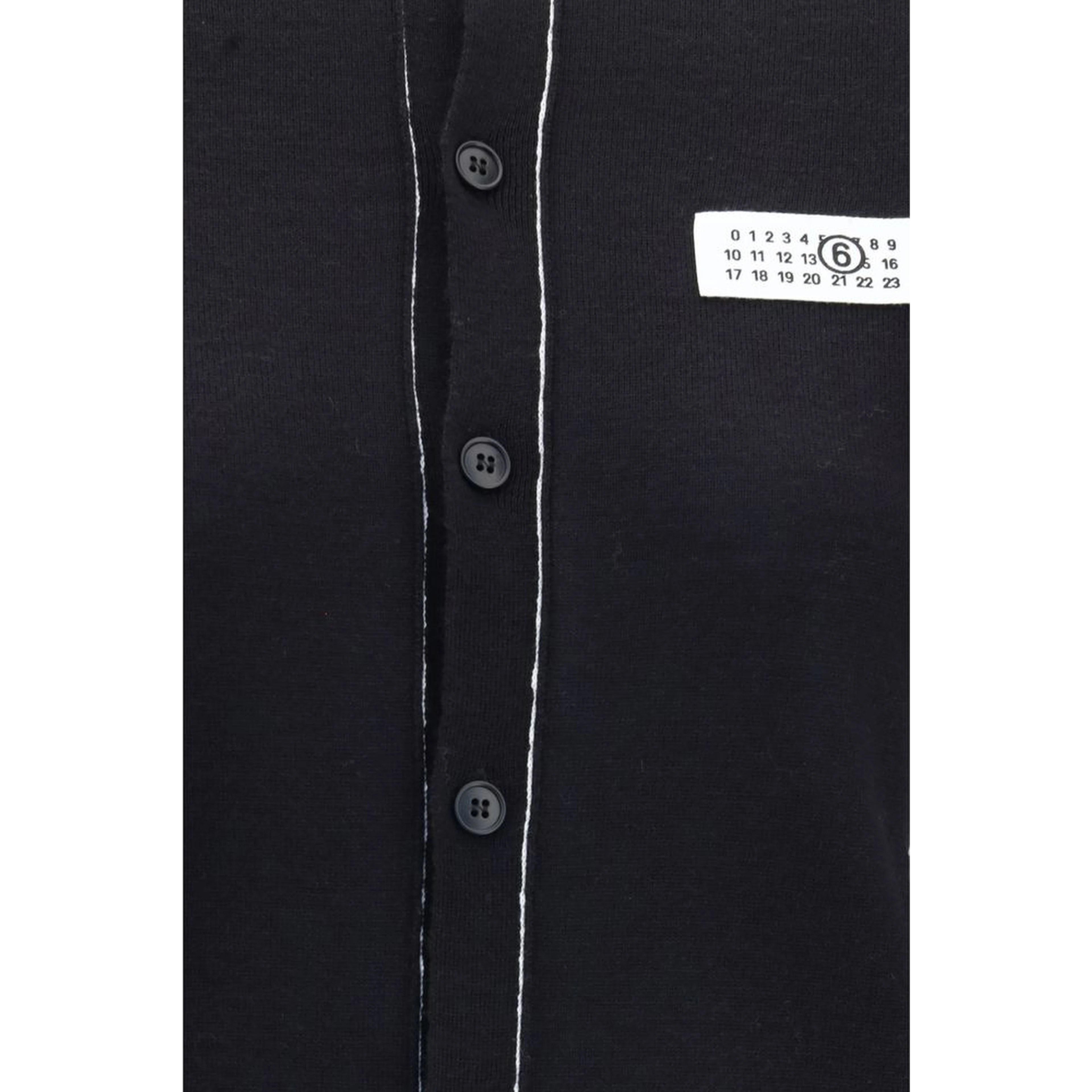Black Wool Oves Aries Cardigan