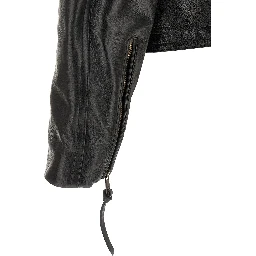 Black Calfskin Leather Jacket