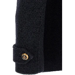 Blue Virgin Wool Coat