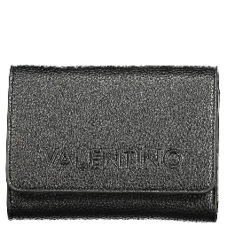 Black Polyurethane Women's Wallet