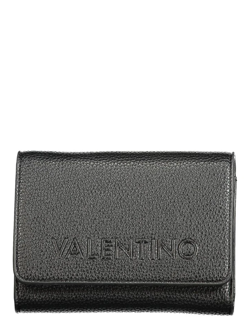 Black Polyurethane Women's Wallet