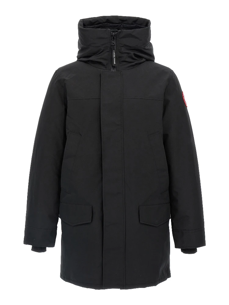 Black Polyester Parka