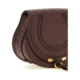 Brown Calfskin Crossbody Bag
