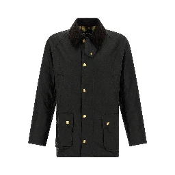 Bicolor Cotton Shell Jacket