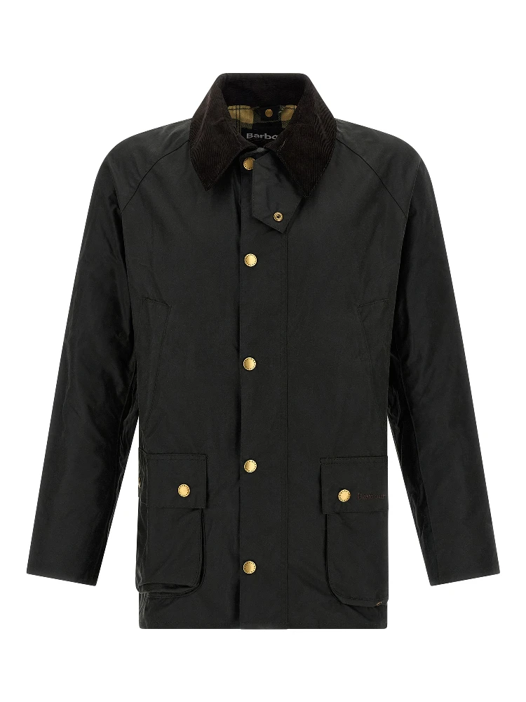 Bicolor Cotton Shell Jacket