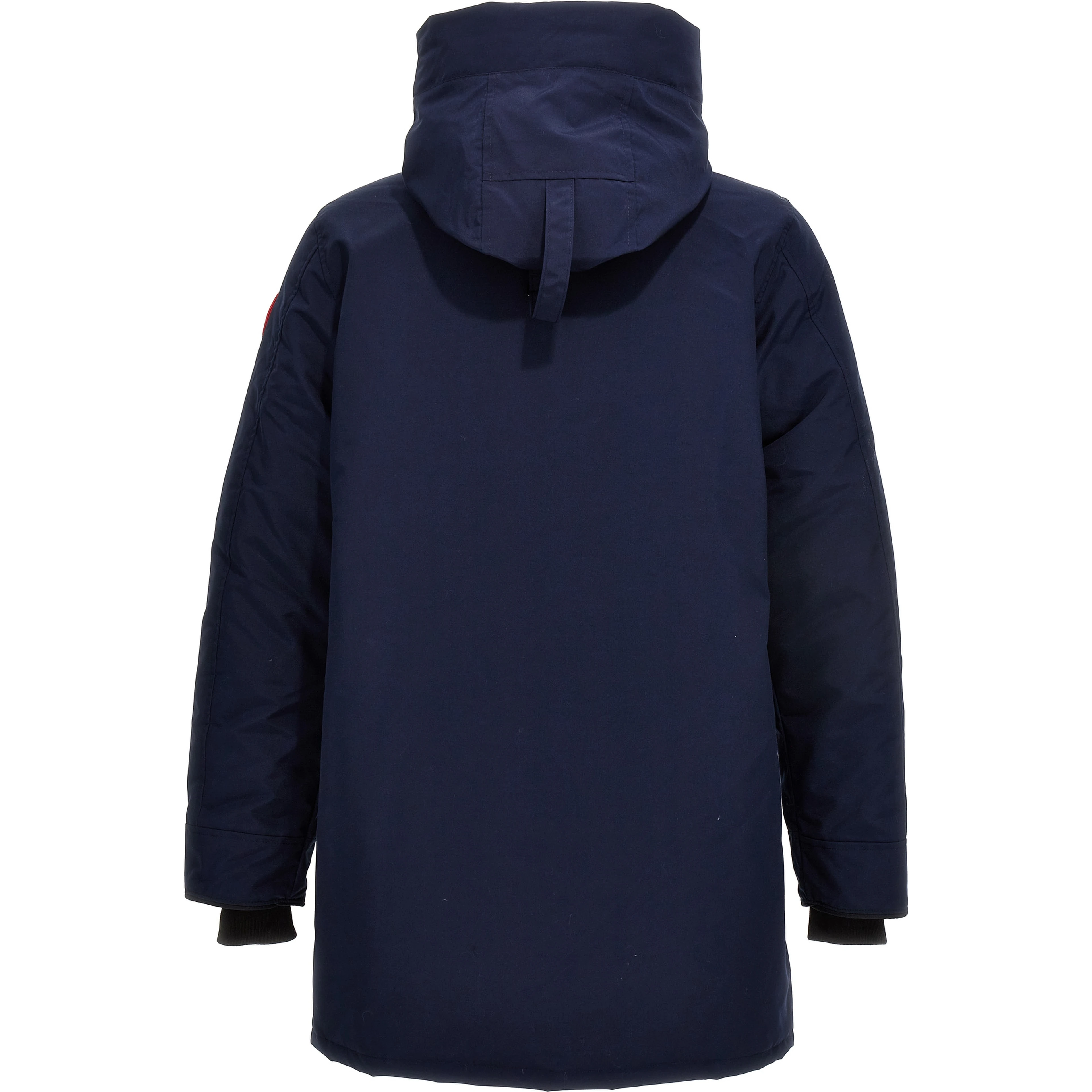 Blue Polyester Parka