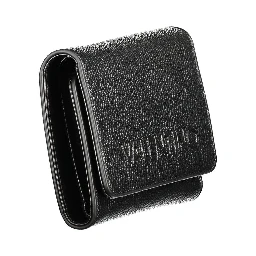 Black Polyurethane Women's Wallet