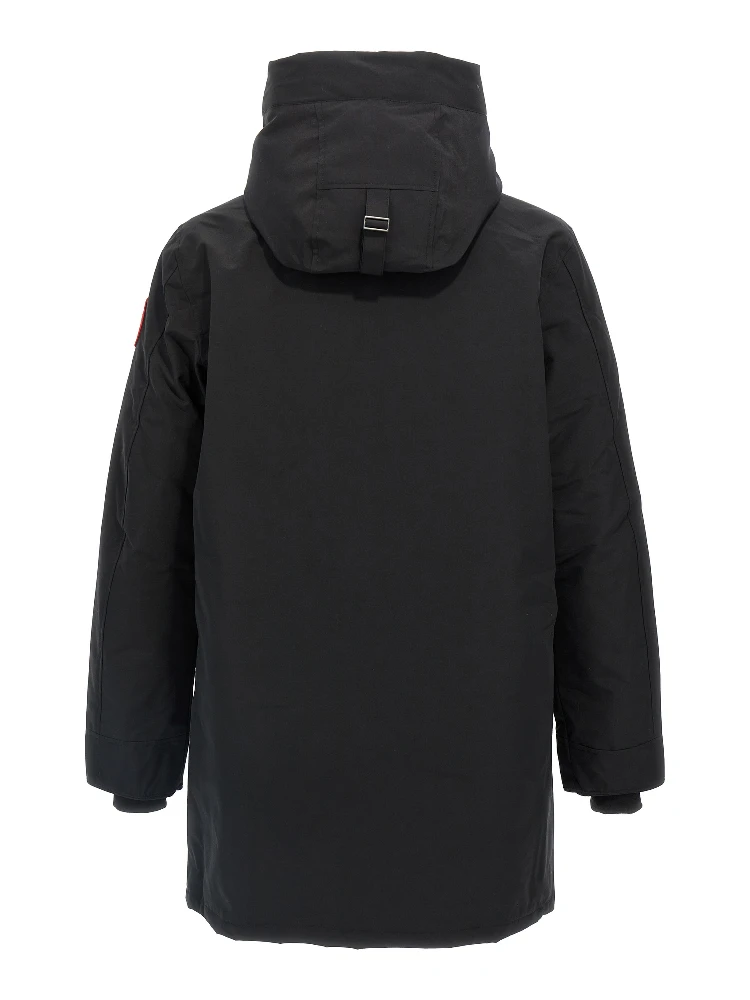 Black Polyester Parka alternative