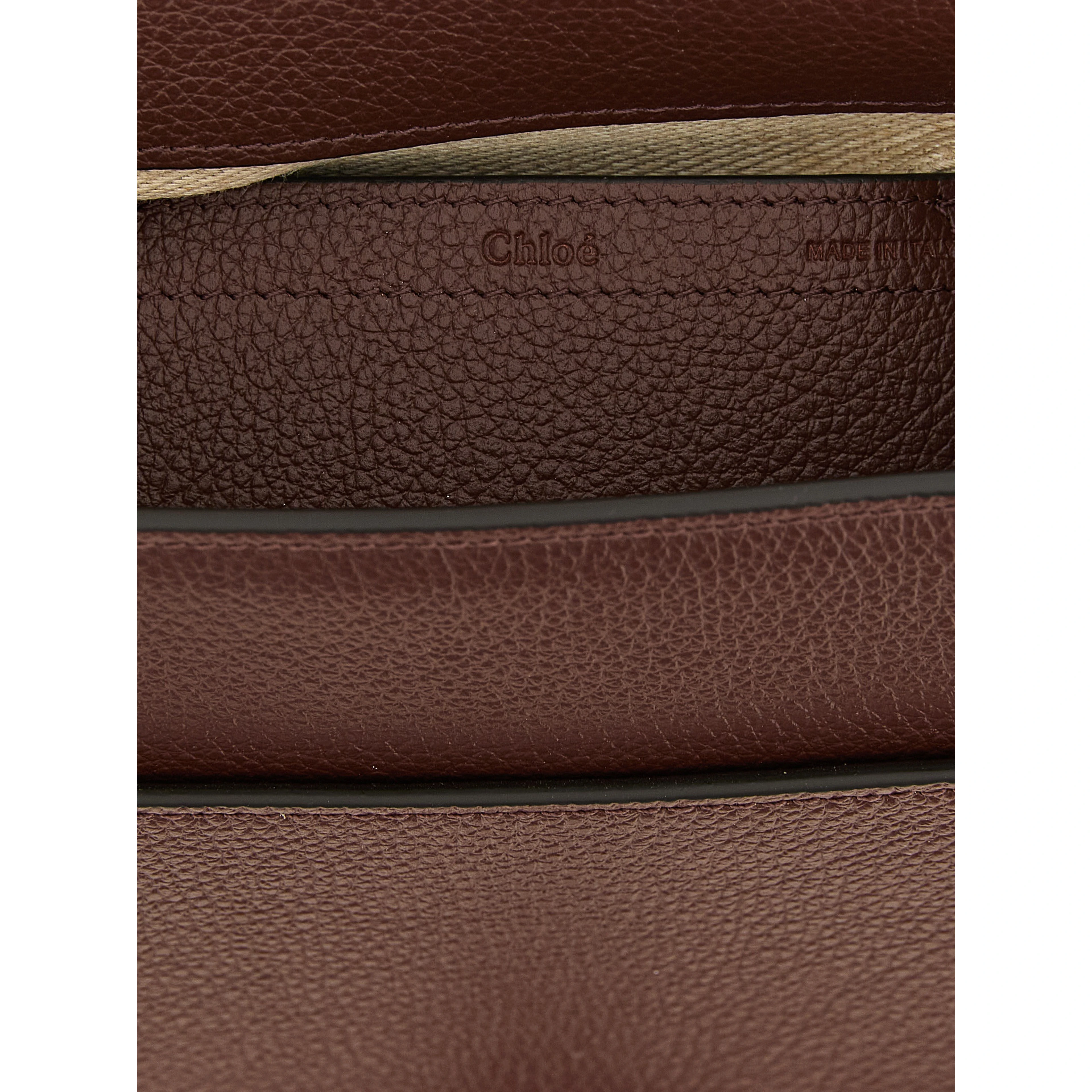 Brown Calfskin Crossbody Bag