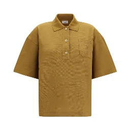 Bicolor Cotton Polo Shirt