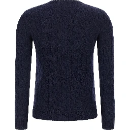 Blue Wool Cardigan