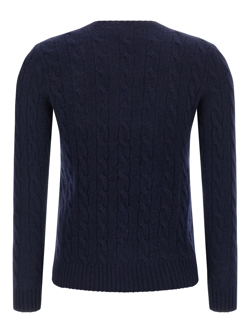 Blue Wool Cardigan