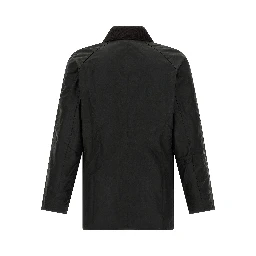 Bicolor Cotton Shell Jacket