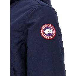 Blue Polyester Parka