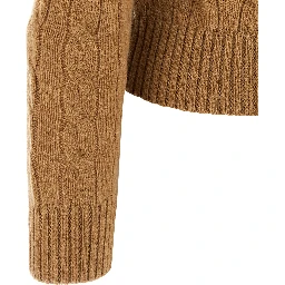 Beige Wool Polo Shirt