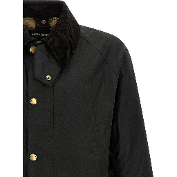 Bicolor Cotton Shell Jacket