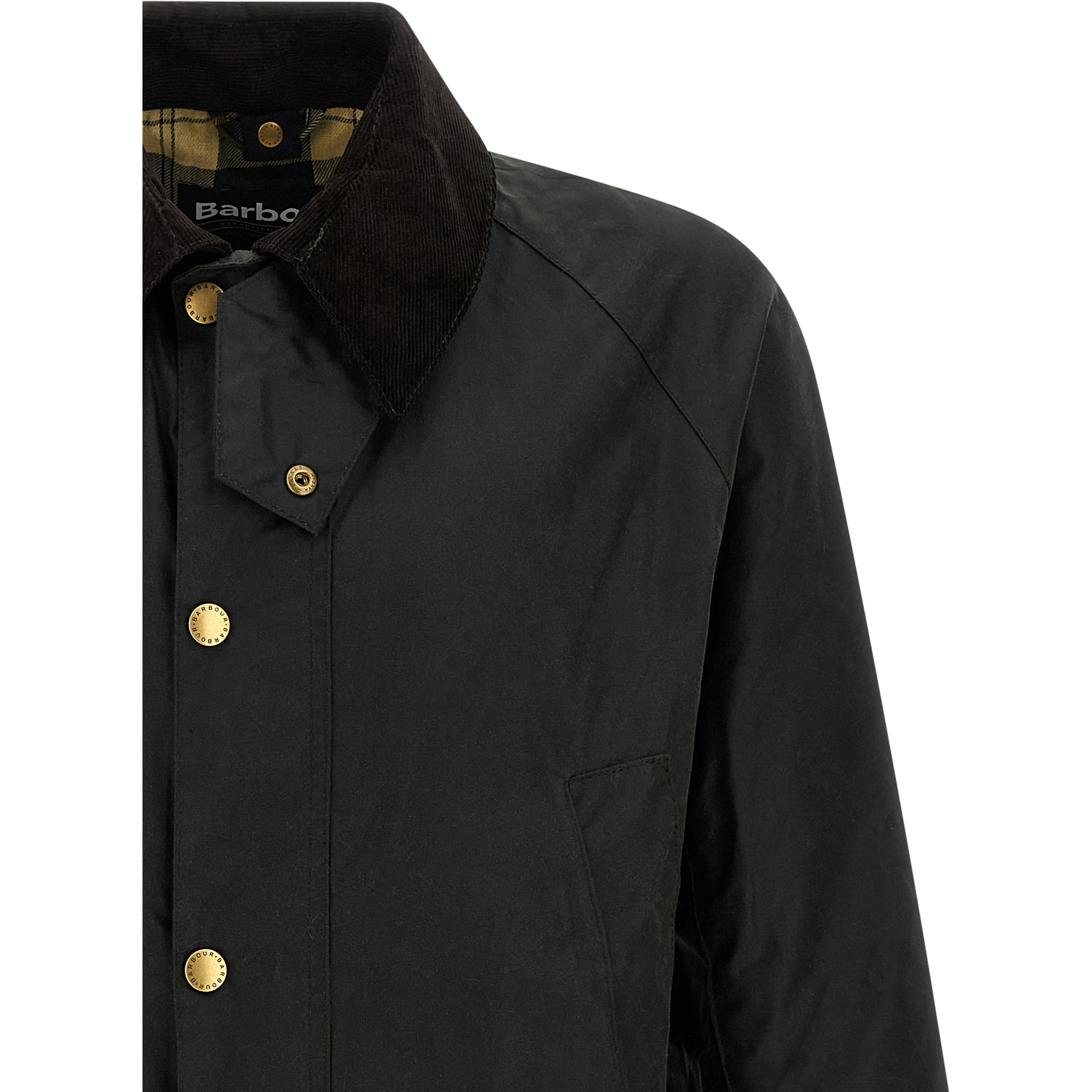 Bicolor Cotton Shell Jacket