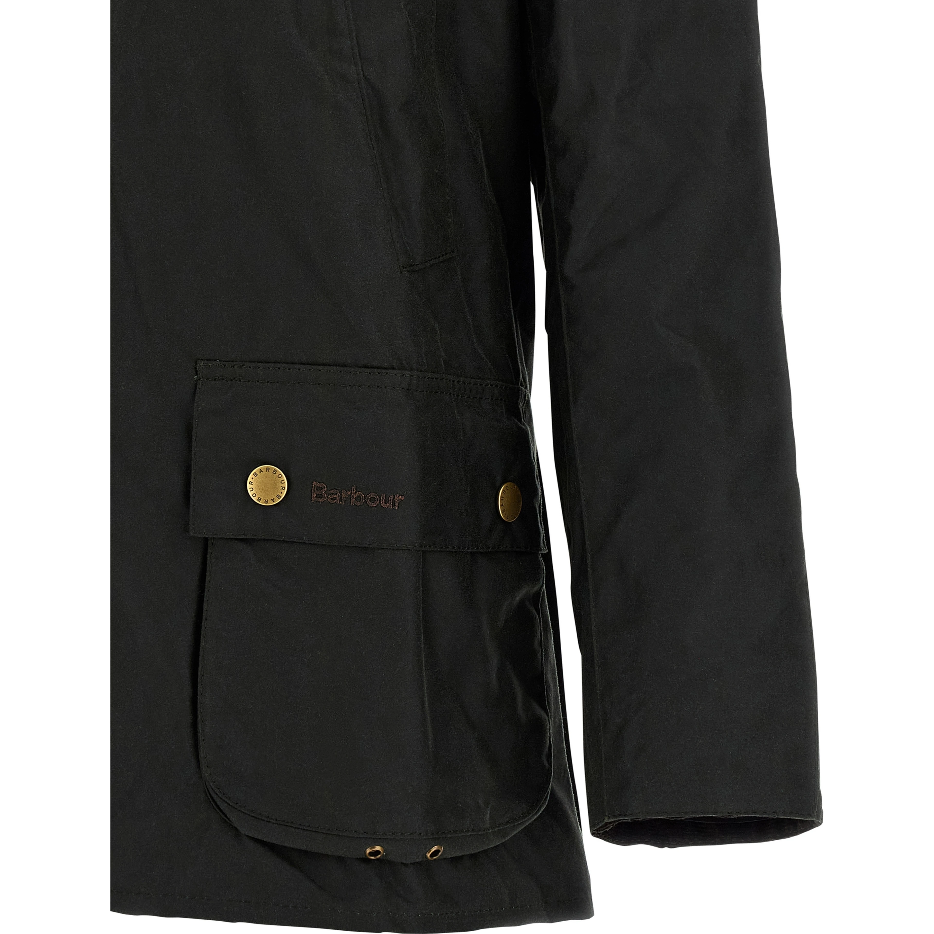 Bicolor Cotton Shell Jacket